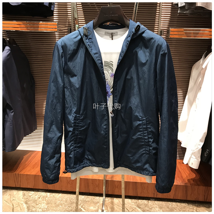 卡尔丹顿KALTENDIN正品男装春夏新款夹克衫连帽外套时尚专柜3280