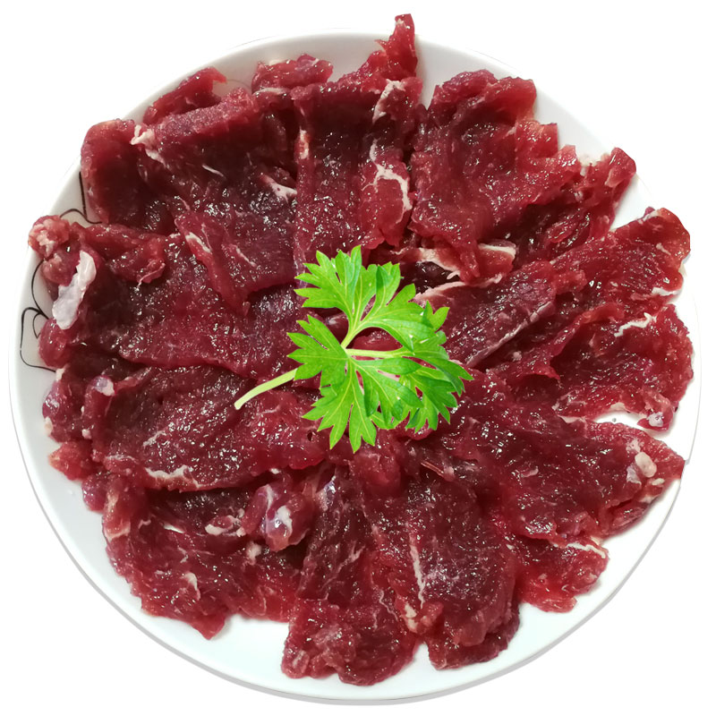 牛肉享嫩250克新鲜黄牛肉潮汕火锅食材当天现切生牛肉