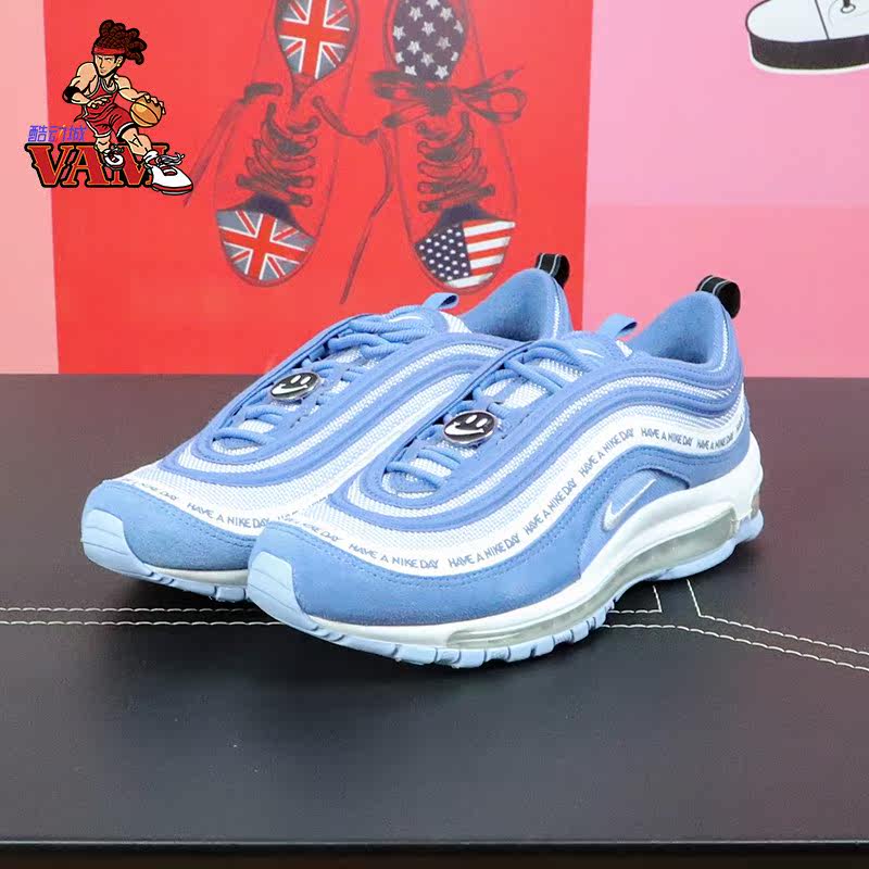 nike耐克airmax97男子笑脸子弹复古气垫运动跑步鞋