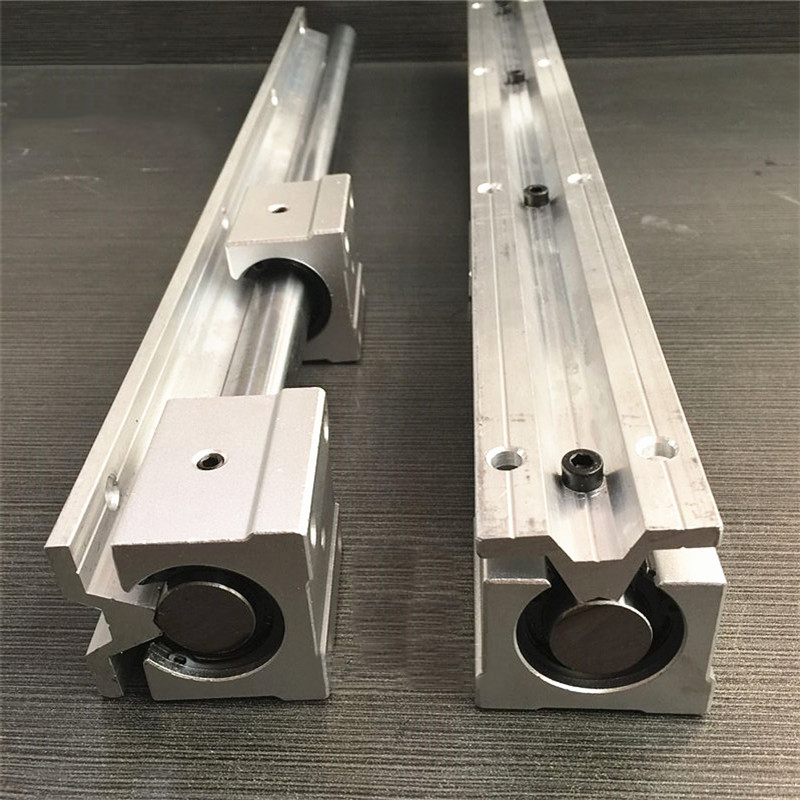 sbr导轨直线滑块轴承光轴滑轨铝托圆柱全套抽屉滑轨