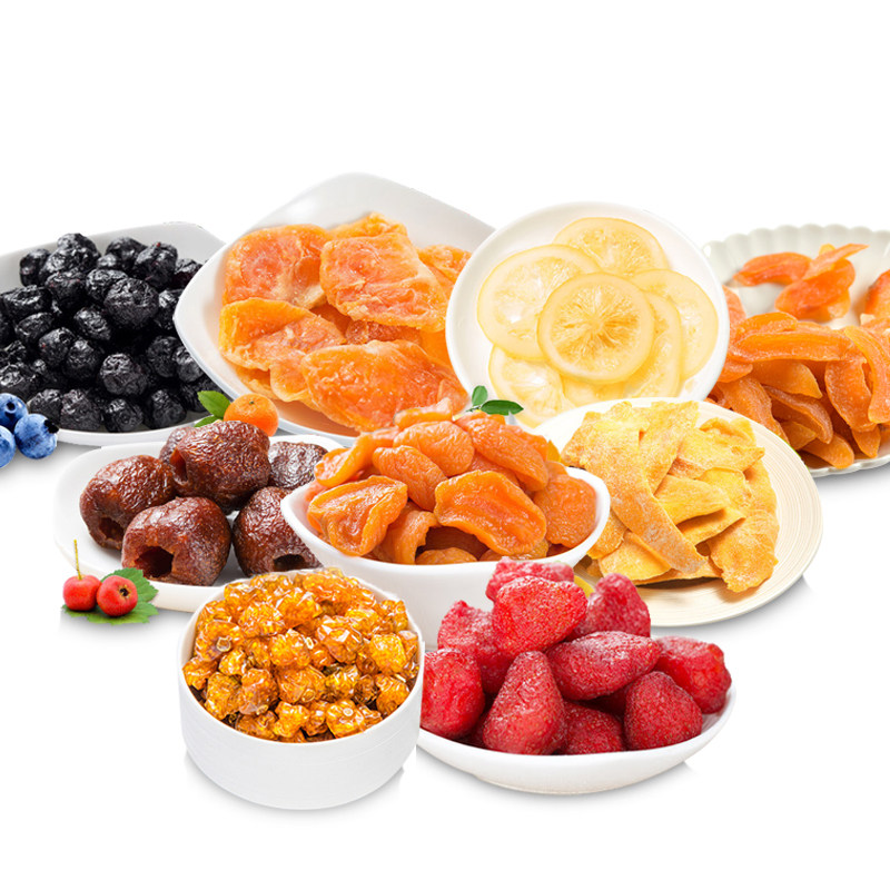 水果干零食混合装干芒果干草莓干果干果脯蜜饯大礼包礼盒装970g