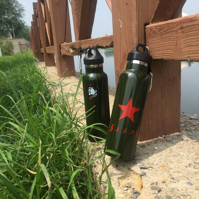 水壶天河不锈钢军训俄罗斯军用户外旅行水杯保温杯