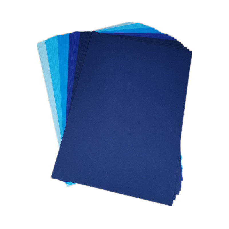 蓝色卡纸浅蓝天蓝深蓝藏蓝a2a3a4尺寸卡纸