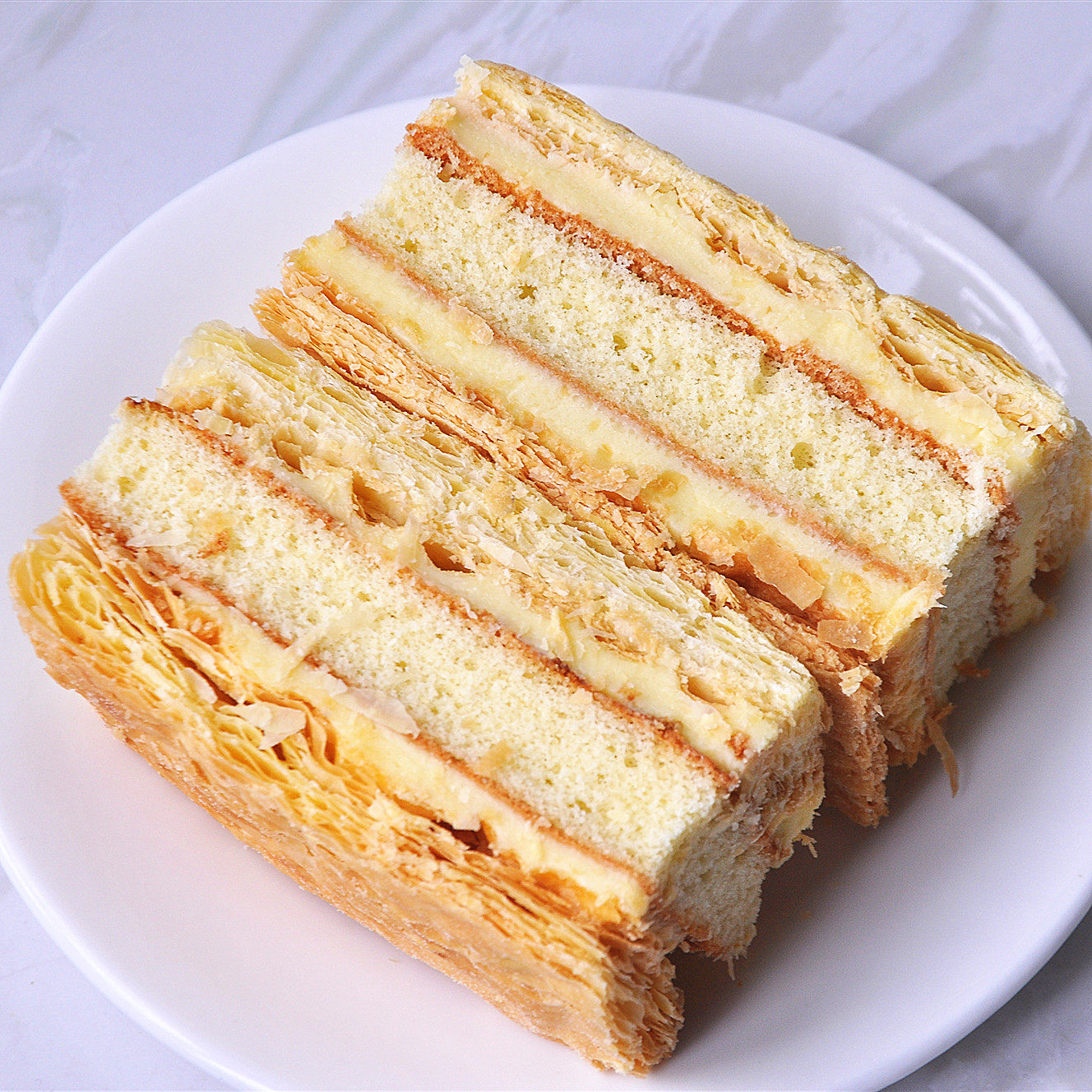 手工拿破仑奶油夹心蛋糕丹麦千层传统成都特产传统中式糕点