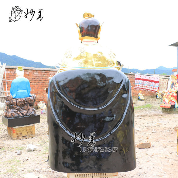 贴金厂家佛像树脂玻璃钢萨马摆件王摆件米马马王菩摆件