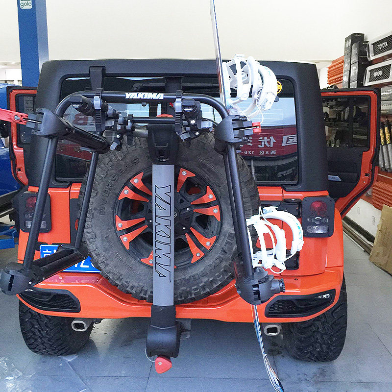 板架yakima雪板hitchski拖钩滑雪板支架夹挂车尾车载车顶架