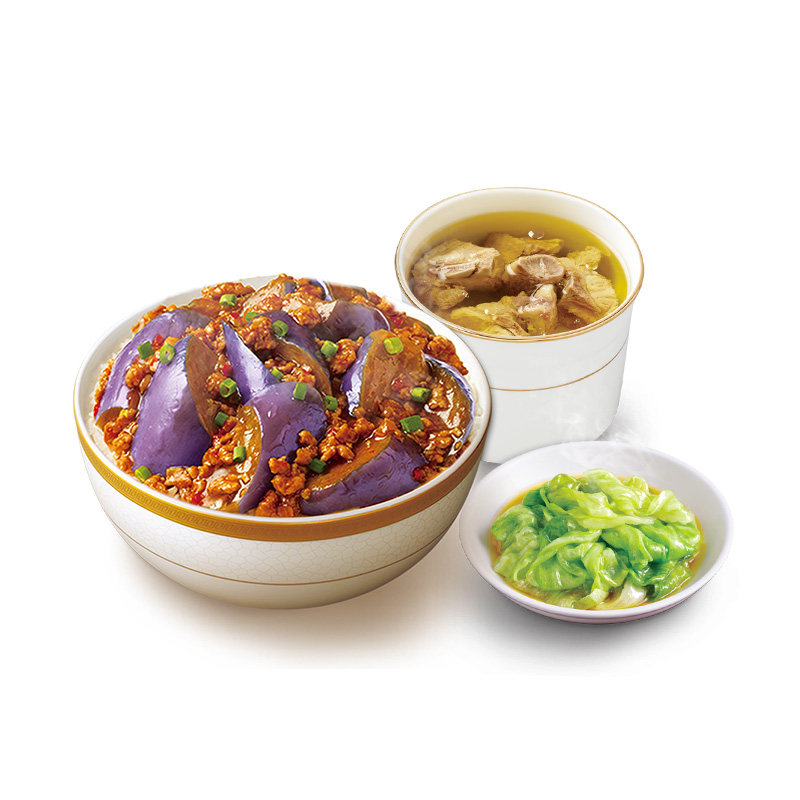 套餐真功夫5份鱼香茄子豪华电子核销早中晚餐西式快餐