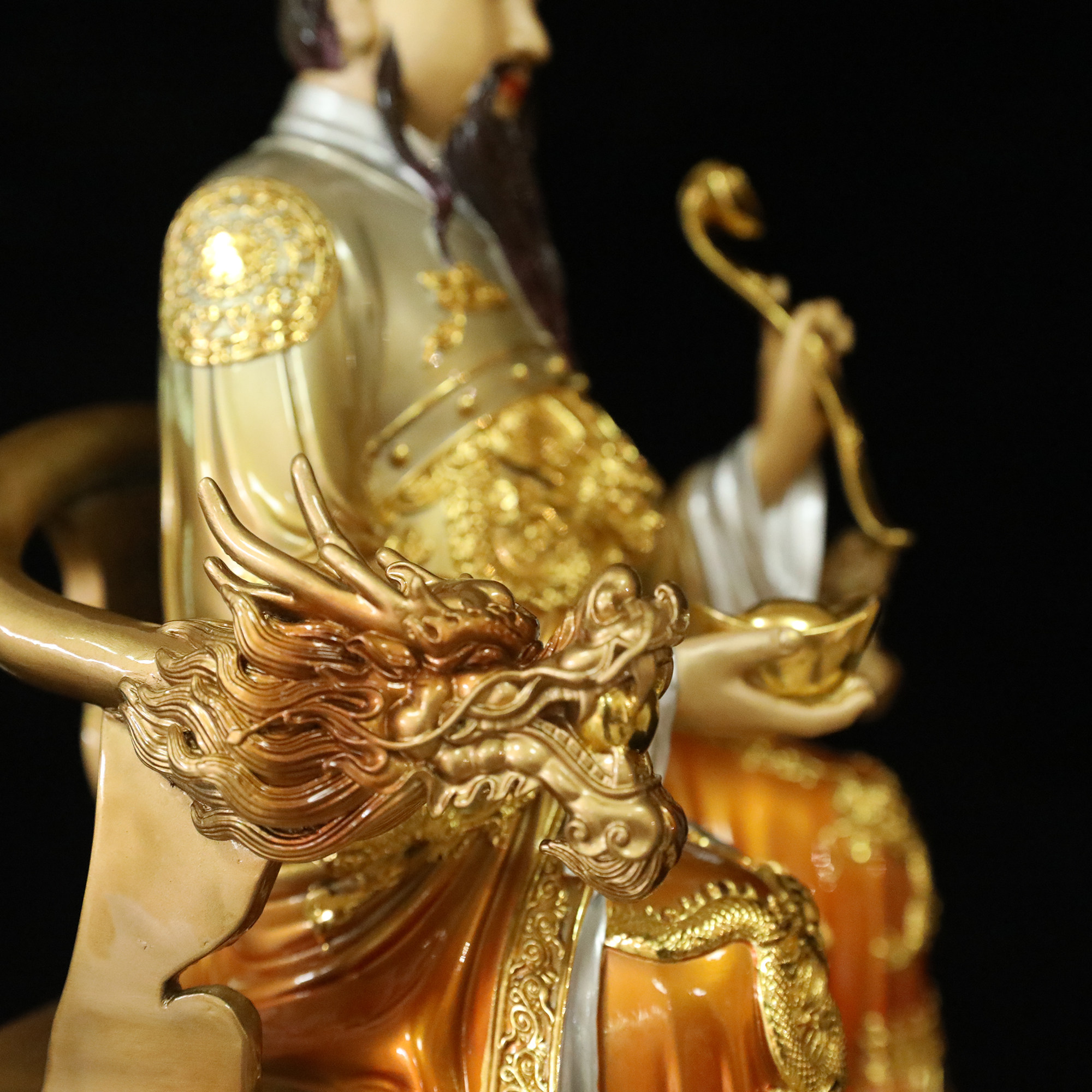 摆件纯铜文昌帝君神像家居饰品客厅书房办公室人物摆件