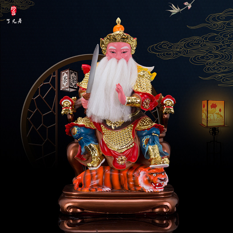 感天大帝神像神功妙济真君老伯爷许天师树脂摆件