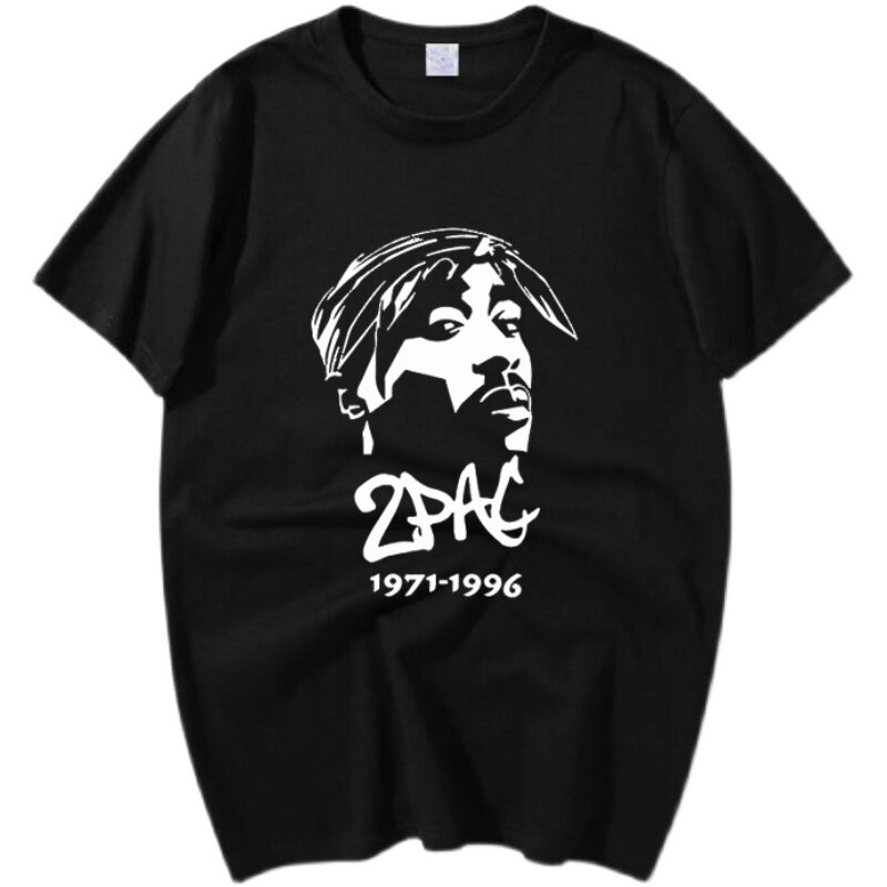 thuglife纪念2pac派克tupac短袖西海岸westcoastt恤