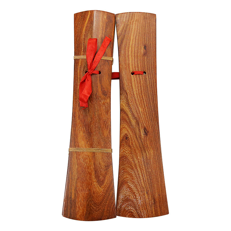 金蝉响板戏曲豫剧秦腔京剧通用黑檀拆板鼓板快板直板云板手板乐器