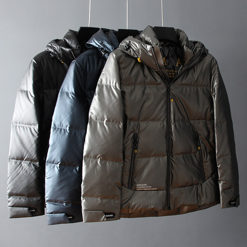 抗寒零下20度纳米涂层无缝压胶高端男士外贸羽绒服