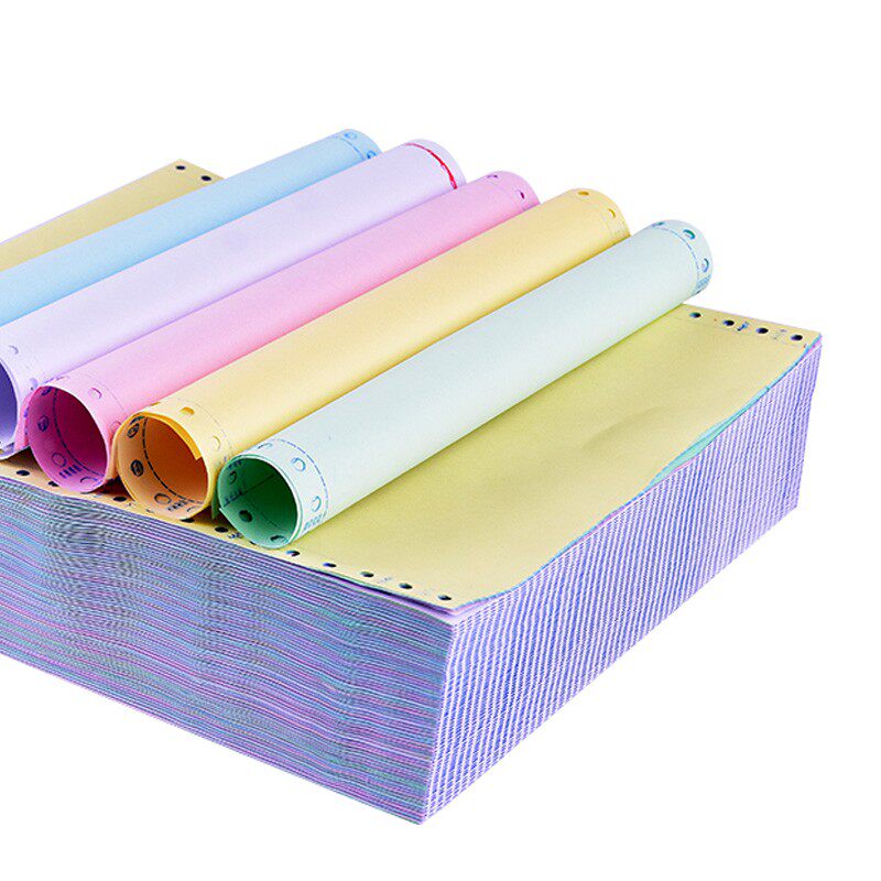 樱花电脑打印纸一联二联三联二等分四联五联24112345打印纸