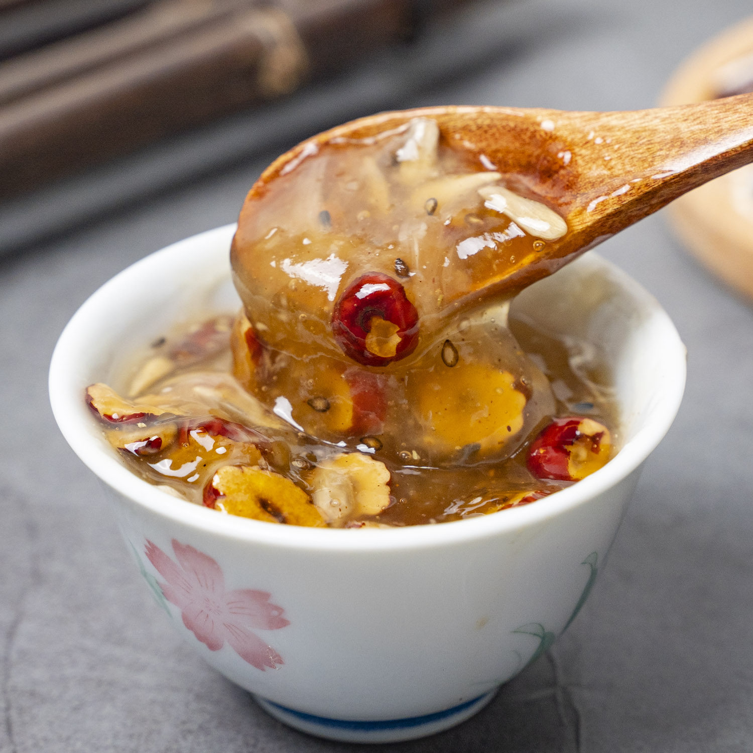 美粥食客坚果藕粉速溶罐装桂花早餐食品速食藕粉