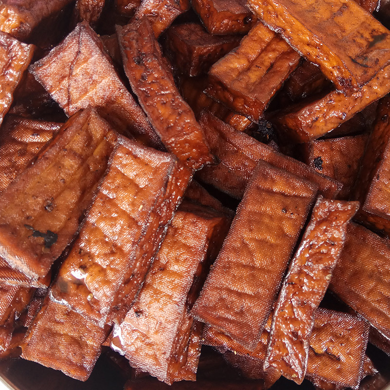 武冈卤豆腐湖南特产卤汁味香辣素食小吃即食休闲柴火五香豆干卤菜