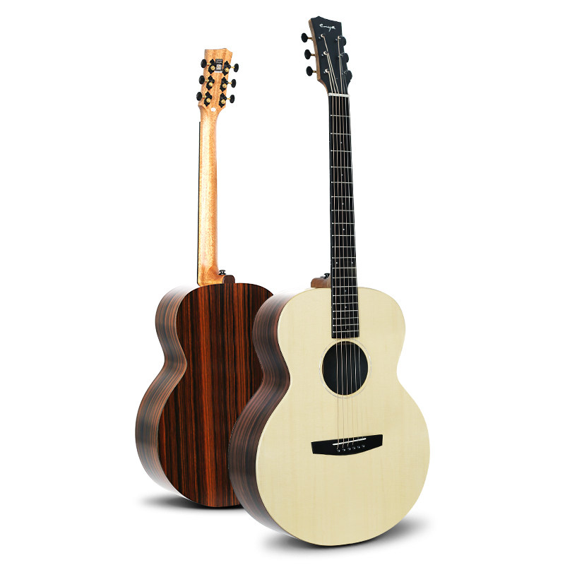 恩雅x2单板旅行民谣吉他初学者男女女学生入门吉他民谣吉他