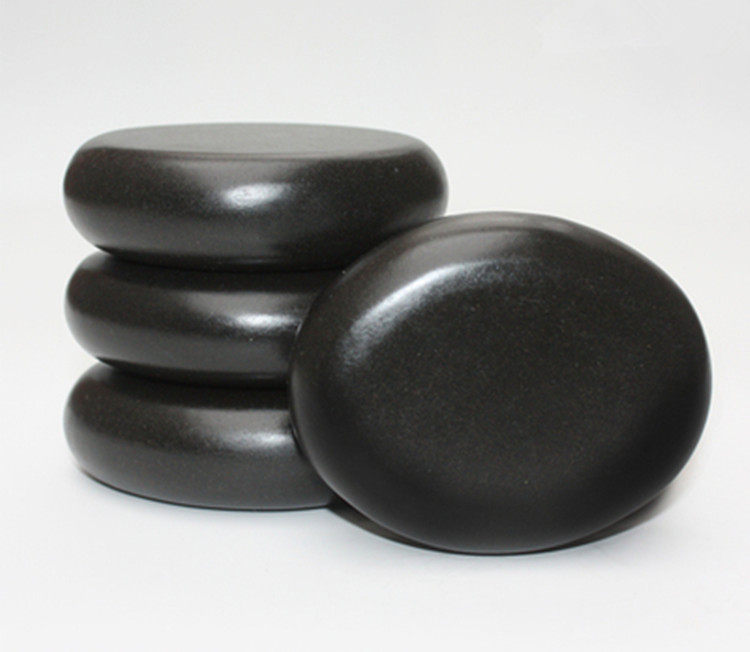 能量石火山热石按摩石spa精油推拿养生石美容院用背部按摩热敷石