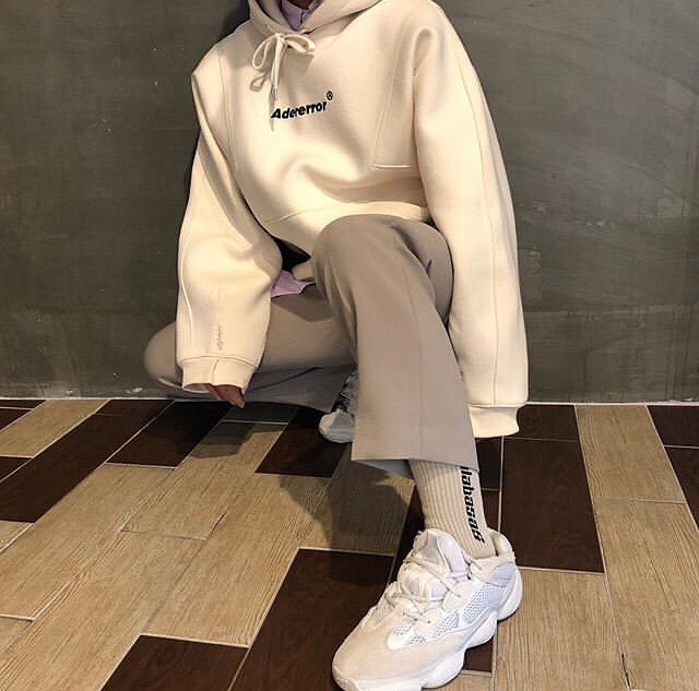正确版本yeezy椰子350v2搭配500潮牌kanye700侃爷篮球毛巾底袜子