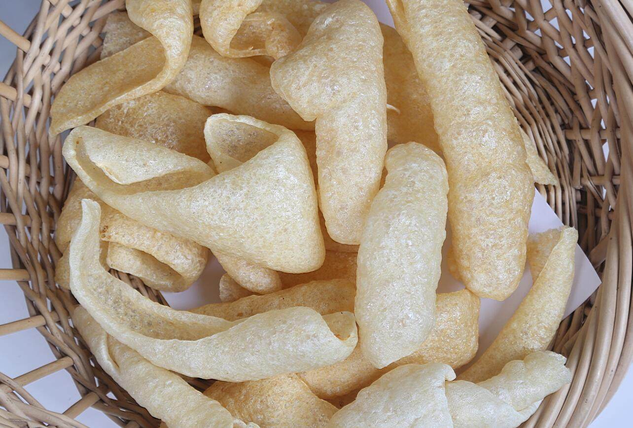 猪皮肉皮油炸干皮肚响皮干猪肉散装火锅凉拌猪肉类