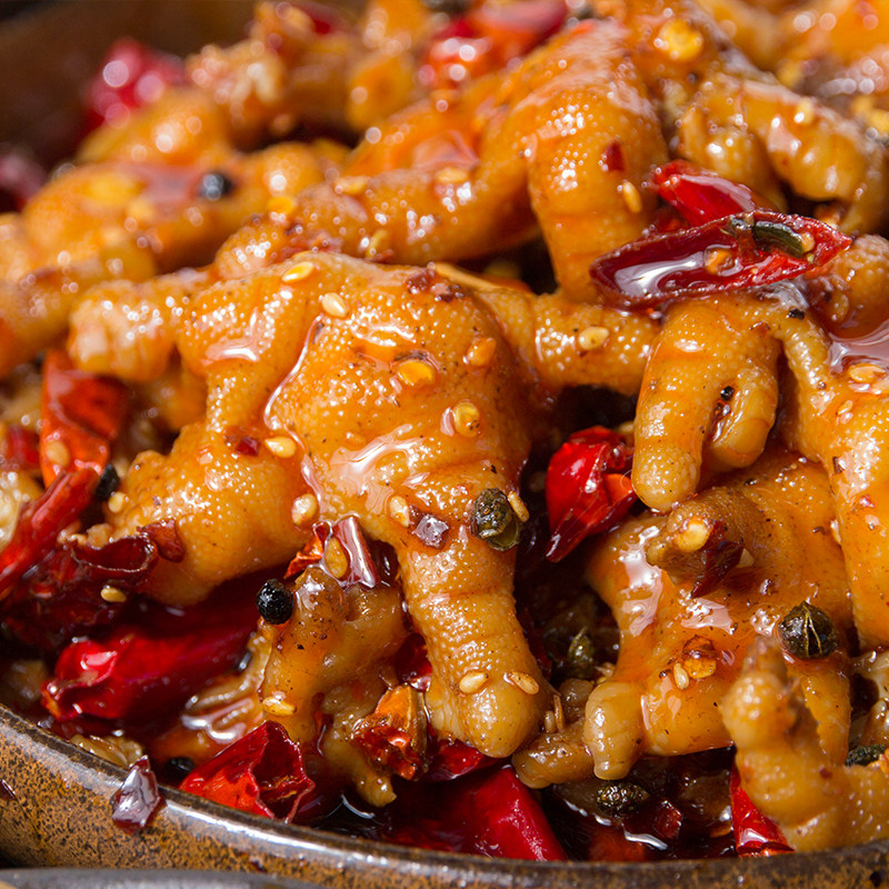 全店3袋包邮!麻辣去骨凤爪无骨鸡爪即食脱骨肉类熟食