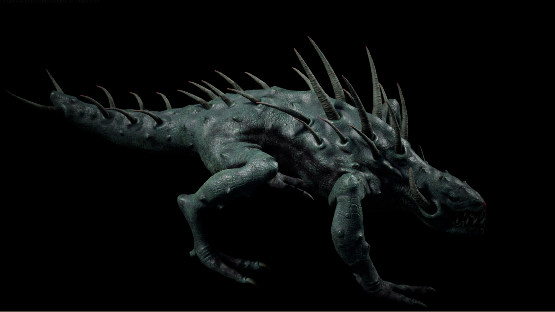 爬行尖刺怪物怪兽boss角色动画虚幻ue4spiny设计素材