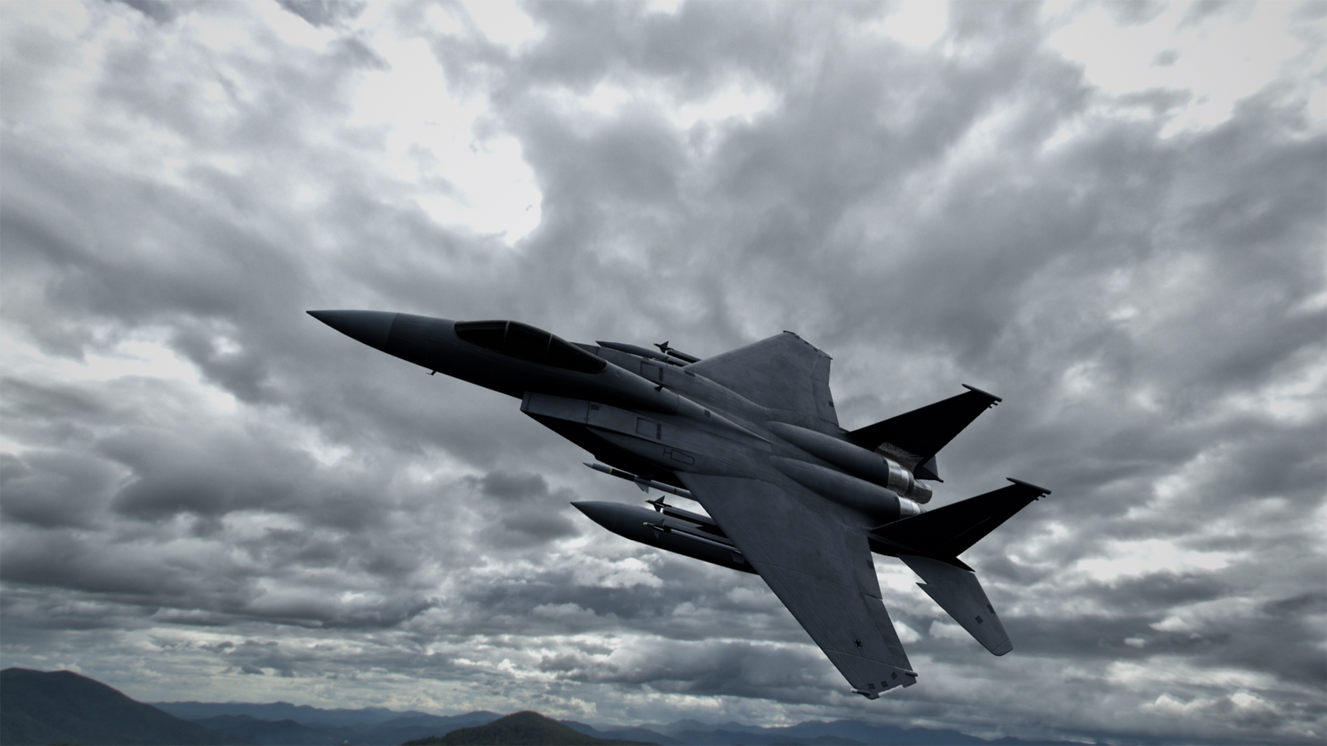 f15c战斗机飞机蓝图动画可挂虚幻ue4aircraftfighter设计素材