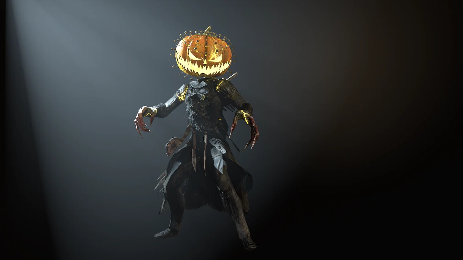 万圣节南瓜恶灵骑士游戏角色动画虚幻ue4hallowmonster设计素材