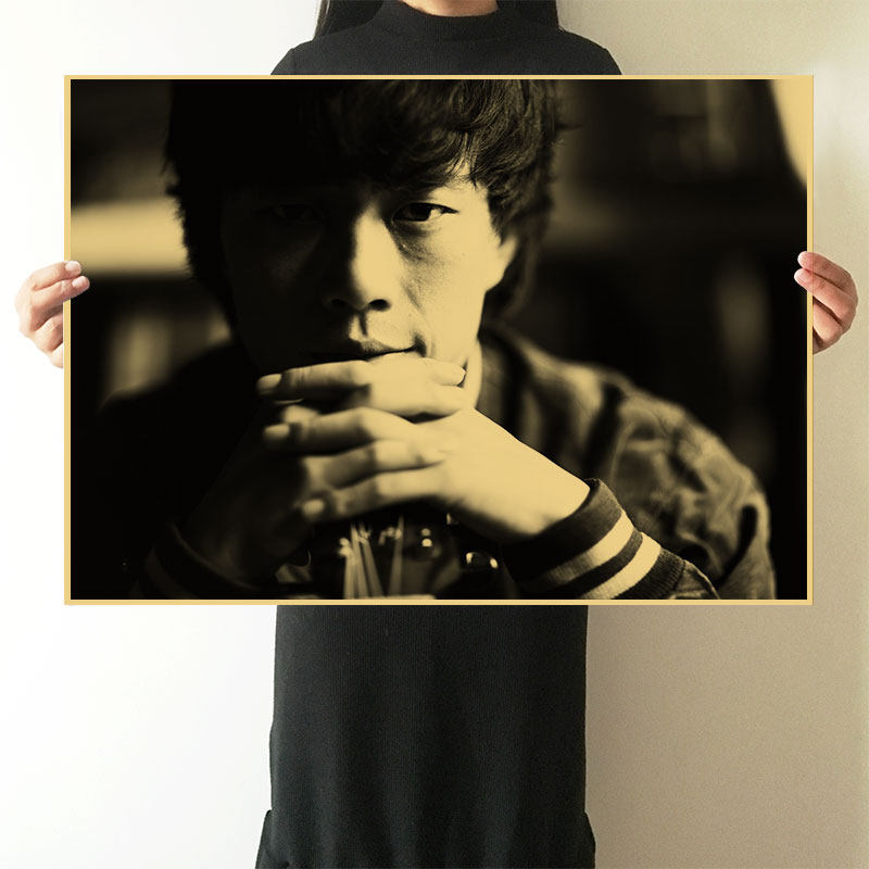 赵雷海报民谣歌手宿舍壁纸寝室装饰画酒吧墙贴现代装饰画