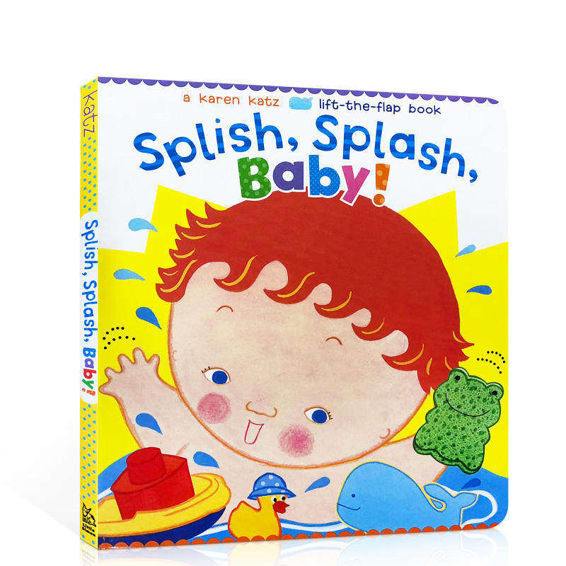 绘本现货英文原版本书splishsplashbabykarenkatz原版其它