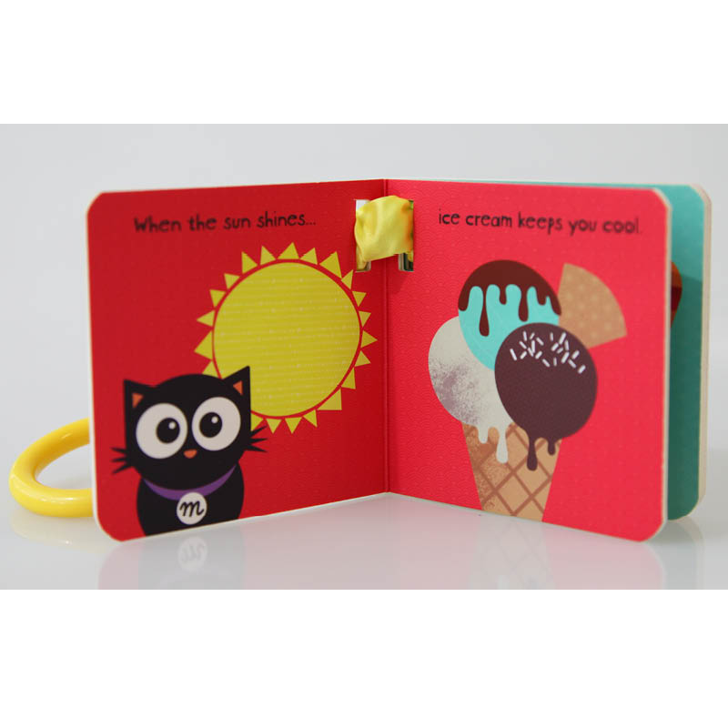 现货小册子英语低幼认知启蒙儿童书籍不烂卡板儿童读物原版书