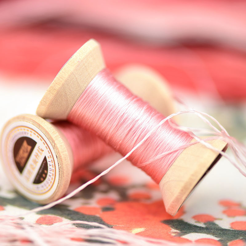 手工刺绣新品苏绣绣花桑蚕丝线缠花真丝丝绣苏绣