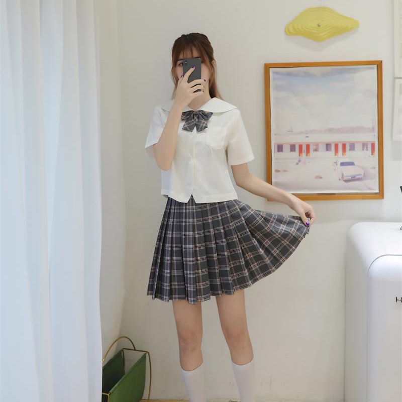 大码学生装jk制服套装伪娘cos用品女装大佬学生校服