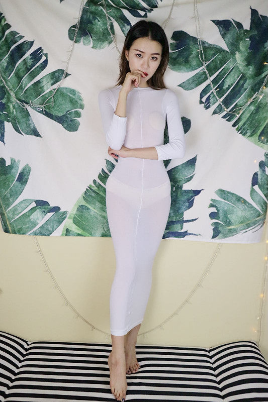 超大女装大佬天鹅绒连身连体衣不透cd短袜