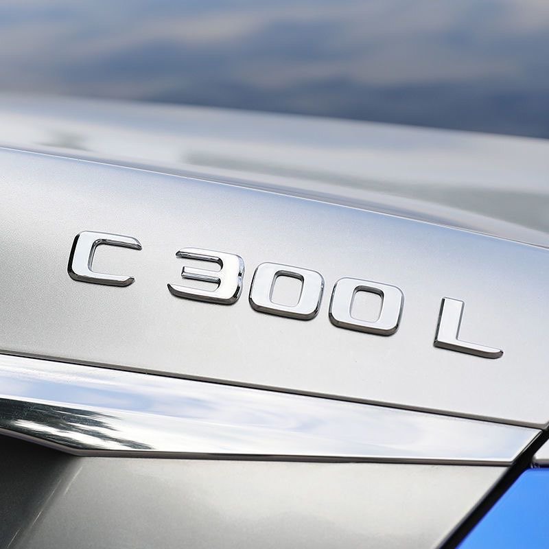 奔驰尾标标贴标志e300lglcc260le260l字标amg汽车车标