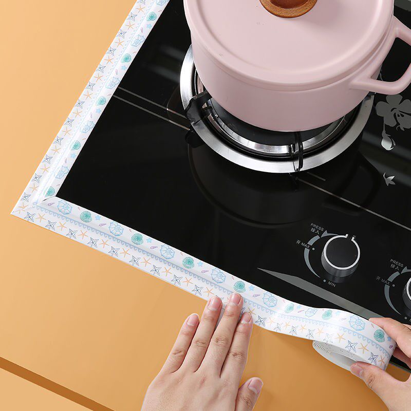 厨房防油贴纸灶台防水自粘燃气灶水槽马桶贴