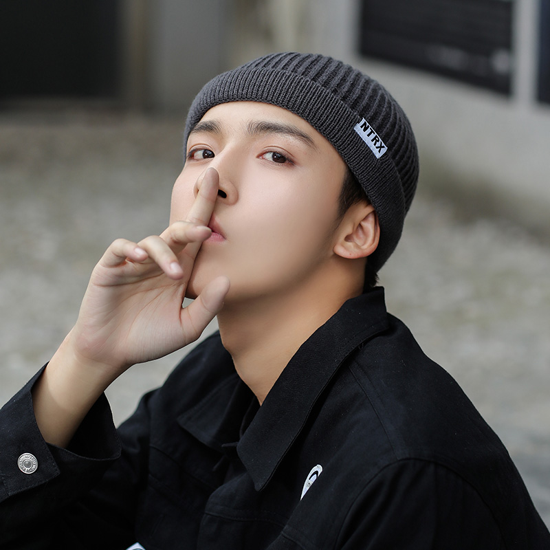 帽子男款秋冬季雅痞帽韩版瓜皮地痞痞子针织保暖帽子