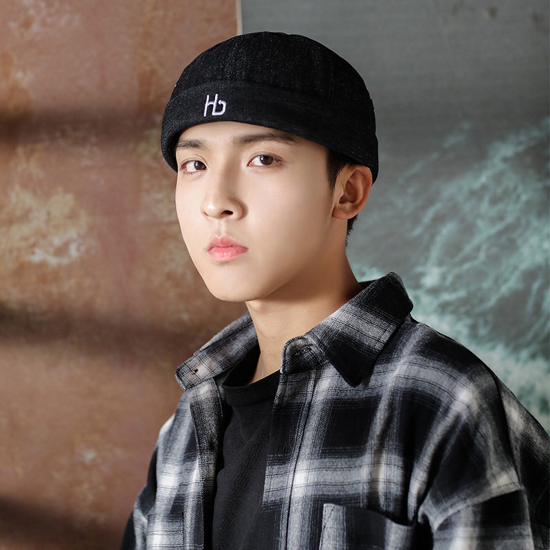 瓜皮帽冷寸头地痞包头痞子季雅网红夏季雅春秋帽子
