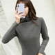 White pile pile up half high collar with plush base coat for women autumn winter 2020 White pile pile up half high collar with plush base coat for women autumn winter 2020