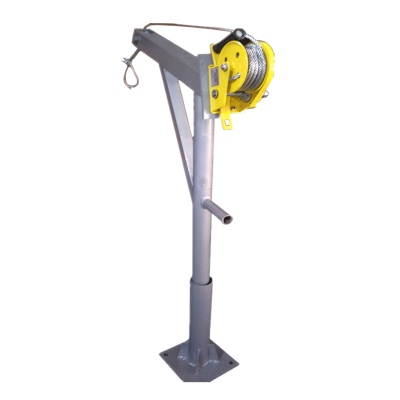 不锈钢手摇绞盘盘式提升铸铁潜水污水泵安装导轨水泵