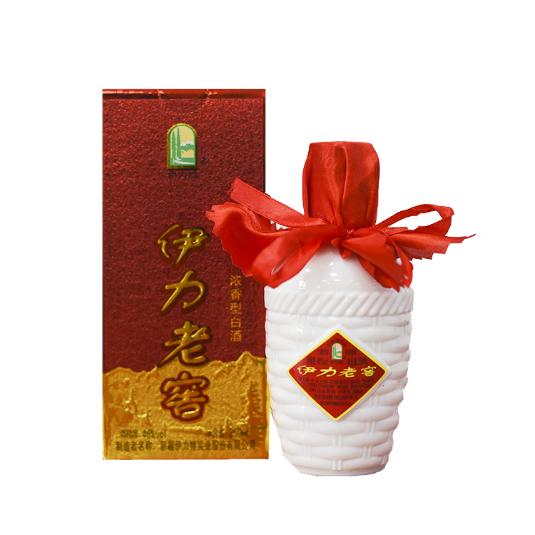新疆伊力老窖46度伊力特伊犁伊利小老窖250ml*10瓶浓香型纯粮白酒