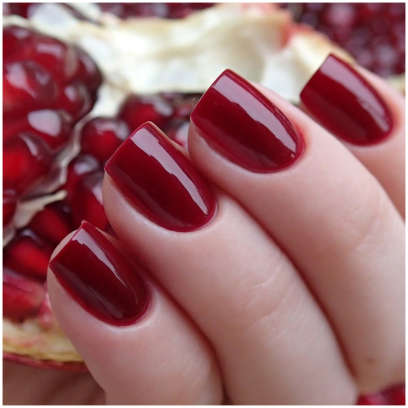 美国正品zoya指甲油zp856石榴通透红色指甲彩妆