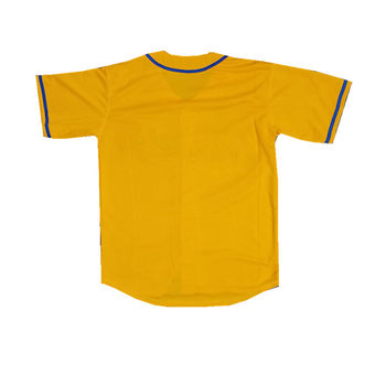 American jersey street hip-hop hiphop baseball uniform short-sleeved cardigan men and women loose large size T-shirt bf hip-hop trend