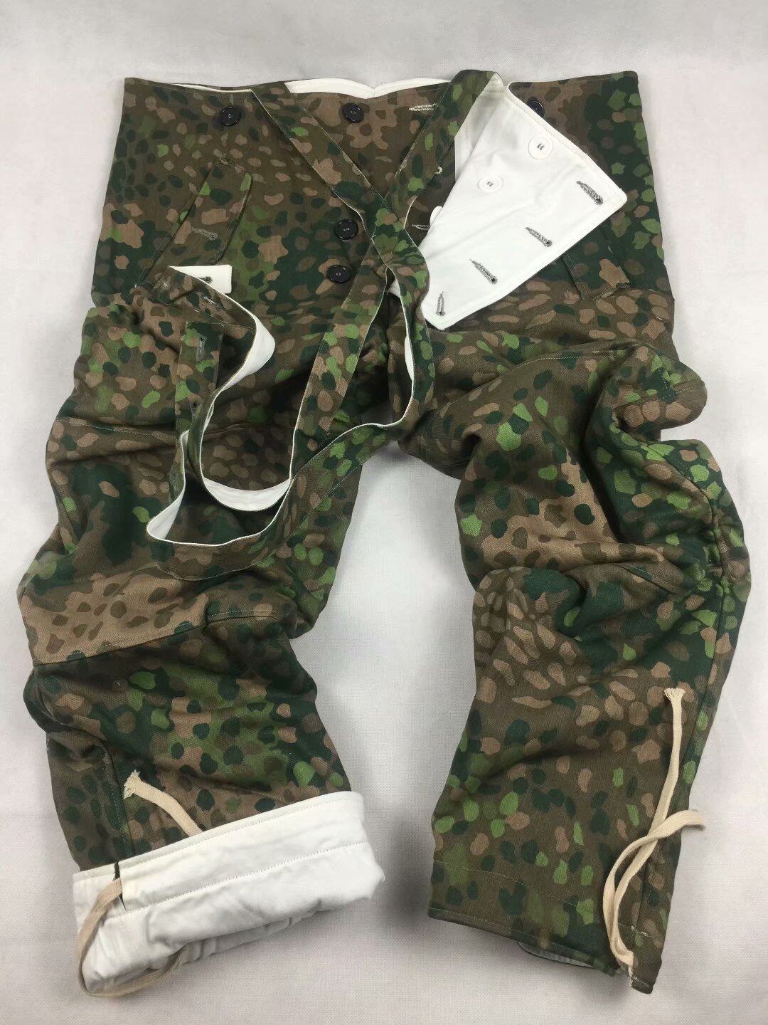 棉裤德军迷彩豌豆双面dot44背带wss棉裤