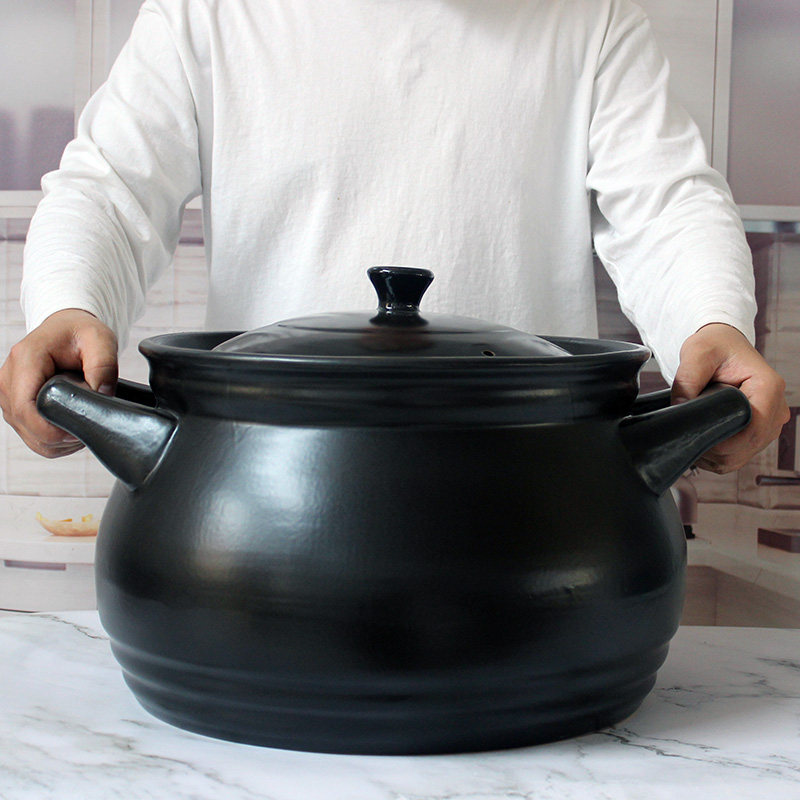 25升30升大容量砂锅煲超大号砂锅特大卤肉瓦罐猪蹄商用明火燃气