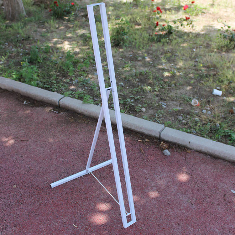 方管h型人像立架防风型加厚粗kt板支架人形立牌广告牌展架立人架