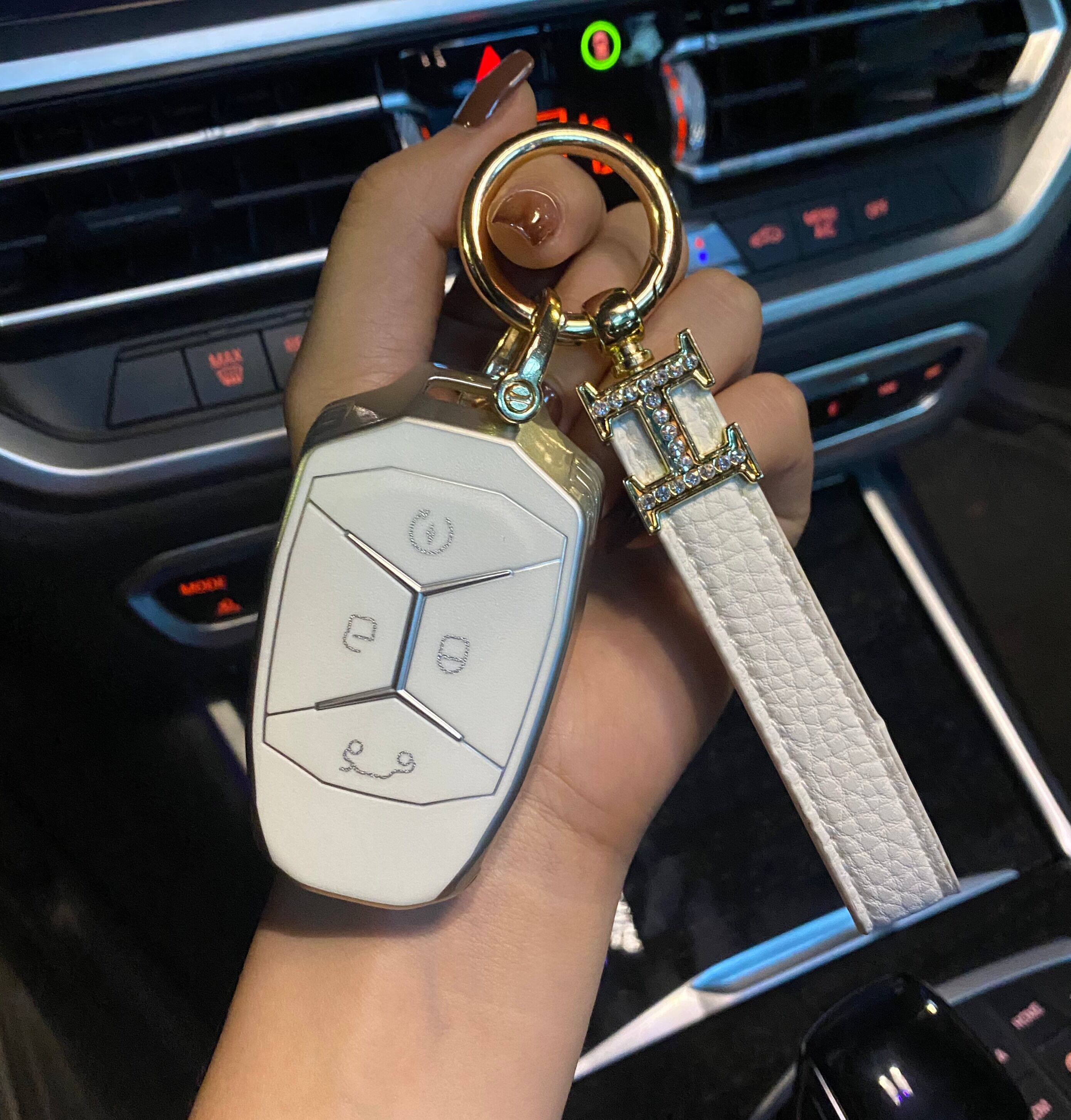 适用于领克钥匙02车保护创意钥匙扣简约女款新全包车用钥匙包