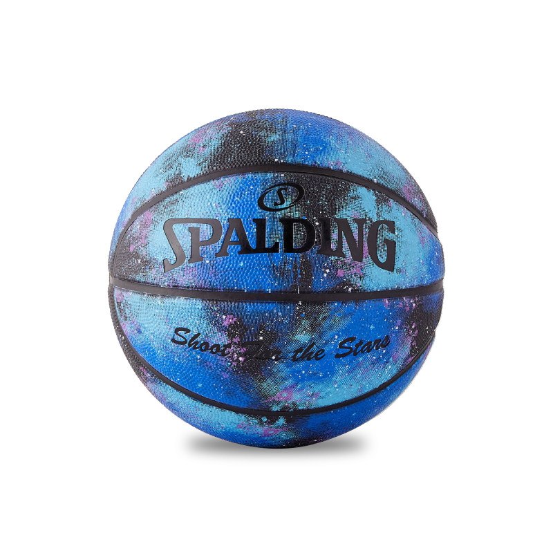 代购正品斯伯丁spaldinguogalaxy地图印花星空限量篮球
