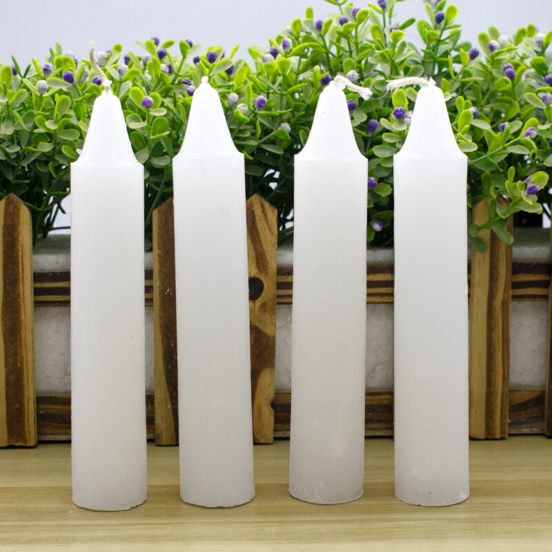 蜡烛老式日用民用照明救急不流流泪尺寸16厘米无味蜡烛