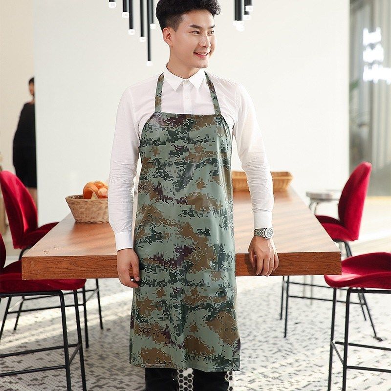 厨房围巾家用成人防水防油皮革围裙做饭加厚围裙