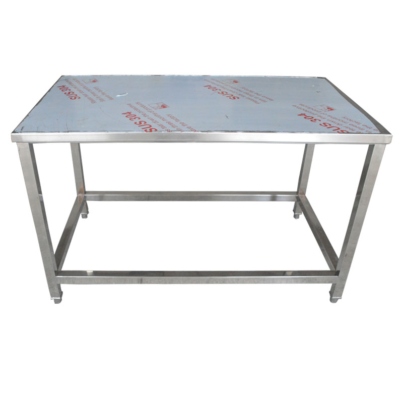 不锈钢桌子长方形洁净区试验台定制小台子商用加厚单层304工作台 - 金
